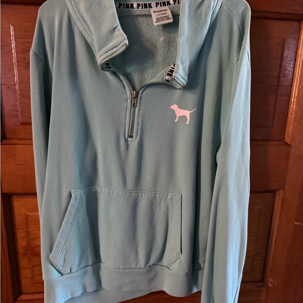 PINK Victoria's Secret Light Blue Hoodie